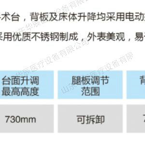 （五官科）電動手術臺